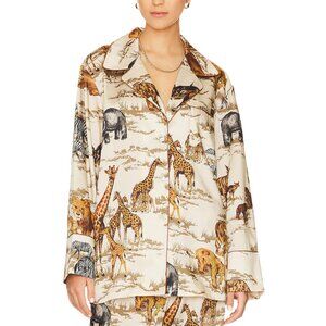 Ronny Kobo Safari Print Valentina Top Size XS